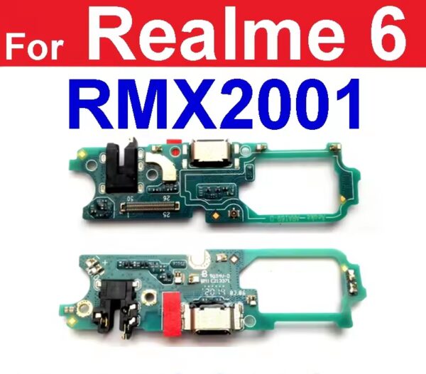 Realme 6 USB Charger Board Dock USB Charging Jack Port Connector Board Flex Cable Parts