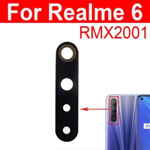 Rear Camera Glass Lens For Realme 6 Global Back Main Camera Glass Lens Repair