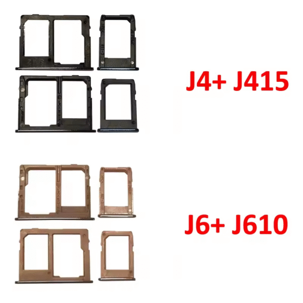 For Samsung Galaxy J4 Plus J4+ J415 J415F J415FN J6+ J610 J610FN J610G Phone SIM Tray Micro SD Card Adapter Holder