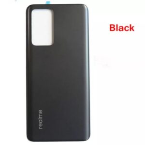 Back Glass Cover For Realme GT Neo2 Neo 2 Battery Cover Glass Panel Rear Door Housing Case neo2 Without camera glass RMX3370 - Black