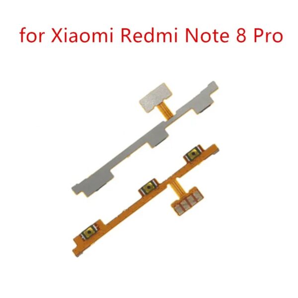 Xiaomi Redmi Note 8 Pro Power Volume Flex Cable ON OFF Side Button Switch Flex Cable Replacement Redmi note8 Pro Spare Parts