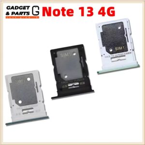 Xiaomi Redmi Note 13 4G 23129RAA4G, 23124RA7EO Dual Sim Card Tray Sim Card Tray Holder Sim Slot Holder Replacement Parts