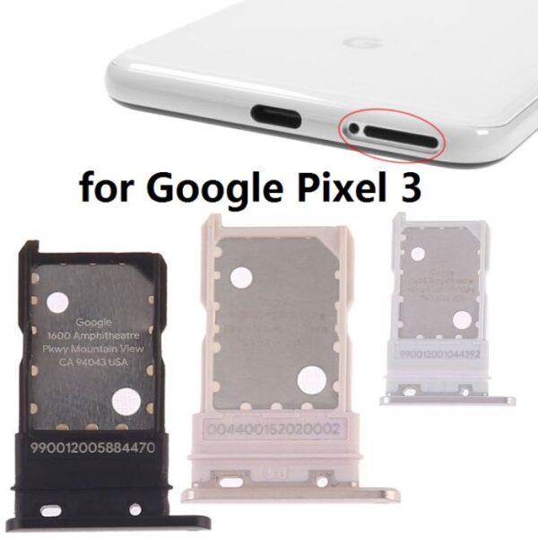 SIM Card Tray Holder For Google Pixel 3