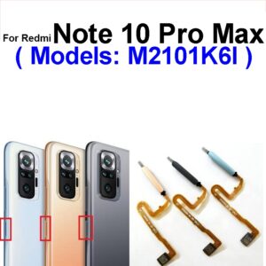 Fingerprint Sensor with Flex Cable for Xiaomi Redmi Note 10 Pro/Pro Max