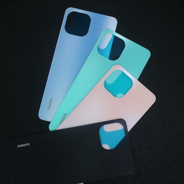 Backshell For Xiaomi MI 11 Lite, Back Battery Cover For Xiaomi Mi 11 Lite Rear Battery Glass Door Housing Case With Logo - Image 2