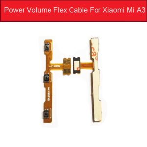 for Xiaomi Mi A3 Power Volume Side Key button Flex Cable On Off Switch Flex Replacement Repair Parts