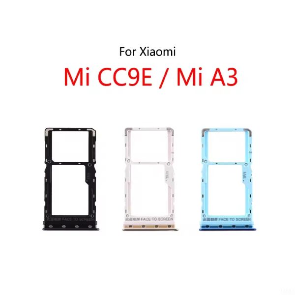 For Xiaomi Mi CC9E / Mi A3 New SIM Card Slot Tray Holder Sim Card Reader Socket