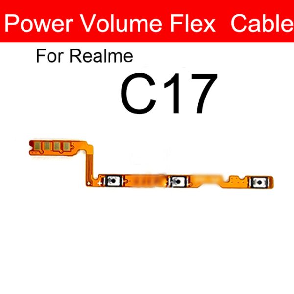 Power ON OFF Mute Switch Control Key Volume Button Flex Cable For OPPO Realme C17 Realme 7i - Image 2
