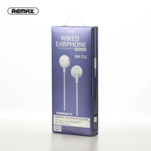 REMAX RM-711 Wire Controlled Earplug Type Earphone Master Copy