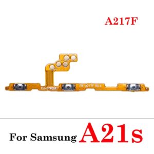 For Samsung Galaxy A21S Power Volume Button Flex Cable Side Key Switch ON OFF Control Button