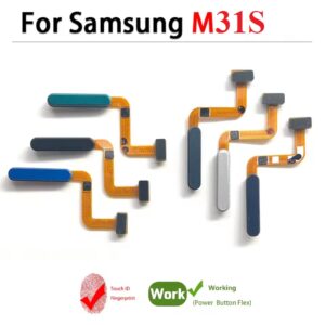 Fingerprint Scanner For Samsung M31S ID Home Button Fingerprint Menu Return Key Recognition Sensor Flex Cable