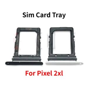 Sim Tray For Google Pixel 2 XL 2xl Sim Card Slot Holder Adapter Replacement Parts