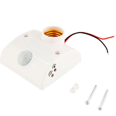 Motion Sensor Holder PIR Infrared Sensor Switch Automatic for E27 Light Bulb Human Body Induction LED Light Lamp Holder