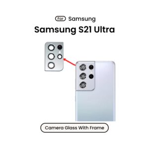 Rear Camera Glass Lens Cover Replacement for Samsung Galaxy S21 Ultra 5G