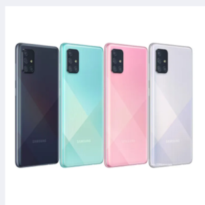 Samsung Galaxy A71 Housing Replacement Kit - Middle Frame Bezel + Battery Back Cover Door with Camera Lens