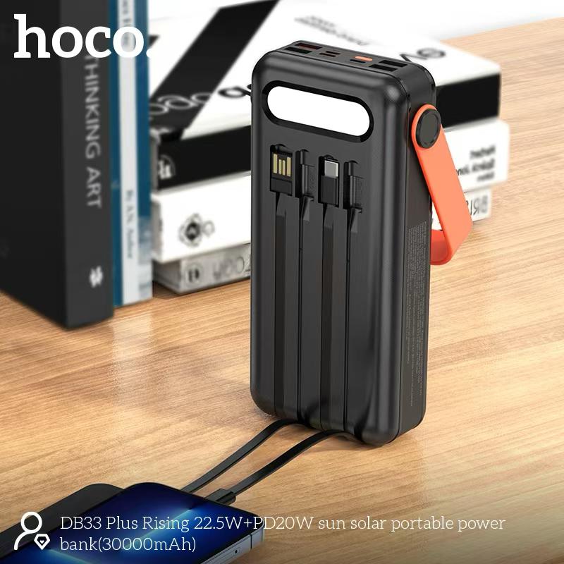 Hoco DB33 Plus 30000mAh Solar Power Bank - Image 3