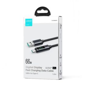 JOYROOM S-AC066A16 Prism Series 66W USB-A to Type-C Digital Display Fast Charging Data Cable