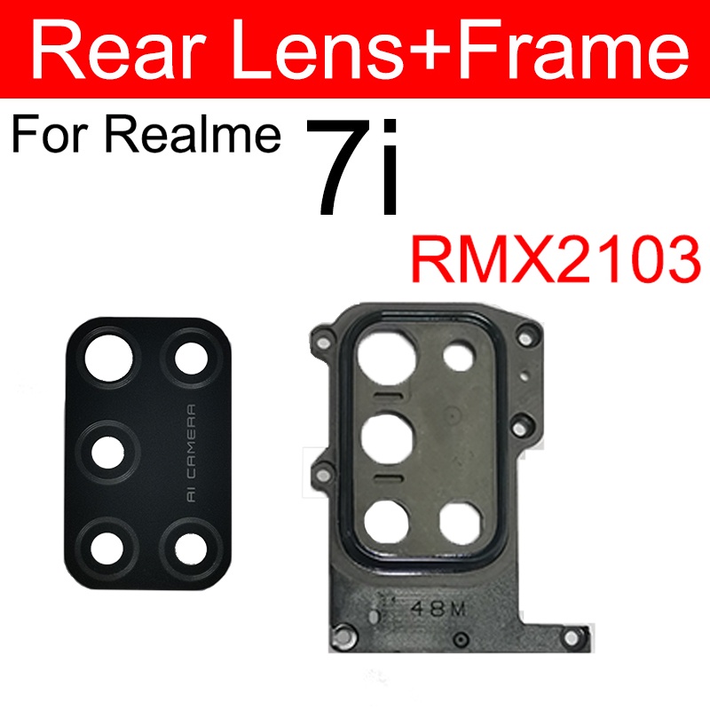Rear Camera Glass Lens Replacement with Adhesive for Realme 7i / Realme C17