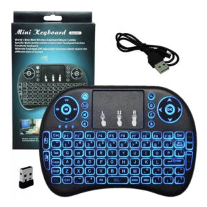 Mini Wireless Keyboard with Touchpad & RGB Backlight for Android TV Box, Smart TV & PC