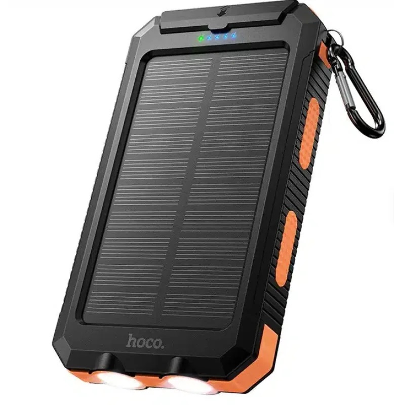 Hoco J164 Platinum 8000mAh Dual Light Solar Power Bank (IP65 Waterproof) - Image 5