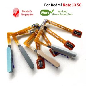 Xiaomi Redmi Note 13 5G Power Button Fingerprint Sensor Flex Cable Replacement